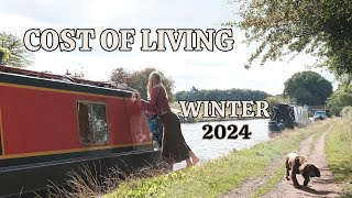 Costs of living on a NARROWBOAT Winter 2024 [upl. by Icart949]