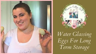 How To Water Glass Eggs For Long Term Storage  How To Preserve Eggs For Winter [upl. by Bender]