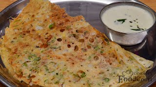 Hotel Style Crispy Rava Dosa Onion Rava Dosa Lockdown Recipes [upl. by Steinberg]