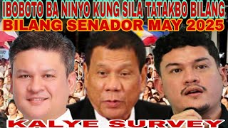 KALYE SURVEY STA CRUZ MANILA IBOBOTO NINYO SILA KUNG TATAKBO BILANG SENADOR SA MAY 2025 ELECTION [upl. by Otnicaj]