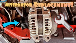 Replacing the alternator on my 2015 Honda Civic Si [upl. by Ardnasyl]