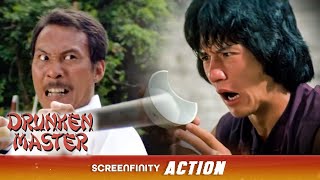 Jackie Chans MOST ICONIC FIGHT Scene  Drunken Master  Screenfinity Action [upl. by Ozkum918]