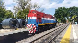 ALCOGM RSD16 8232 NCA CON EL BOBINERO CARGADO PASANDO POR GENERAL PACHECO [upl. by Eerrehc]