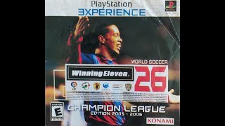 WINNING ELEVEN 2002 PS1  WE 26 SEASON 20052006 [upl. by Nerfe303]