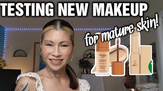 Testing New Makeup for Mature Skin [upl. by Sucul]