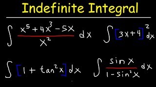 Indefinite Integral [upl. by Neyuq307]