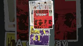 the Beatles  Day tripper Lyrics Video beatles daytripper karaoke 80smusic [upl. by Colville]