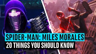 Marvels SpiderMan Miles Morales  20 Things You Need To Know [upl. by Mundford]