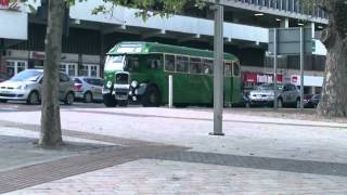 CLASSIC DORSET AND HANTS BRISTOL LH OMNIBUS DRIVING THROUGH BRISTOL 110512avi [upl. by Shifra]