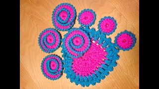 Crochet motivos de encajes facil [upl. by Enalda]