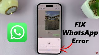 WhatsApp Error  You Cant Join This Group Because This Invite Link was Reset  How To Fix [upl. by Trebmal]