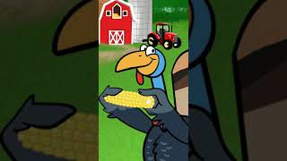 Shorts  Thanksgiving Song Turkey Host by The Learning Station [upl. by Iva843]