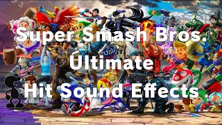 Super Smash Bros Ultimate  Hit Sound Effects [upl. by Assiral]