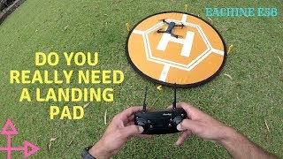 Eachine E58 MAVIC Jr  Drone Landing Pad  DO YOU NEED ONE [upl. by Pampuch]