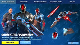 FOUNDATION NOW AVAILABLE in Fortnite UPDATE [upl. by Adnouqal626]