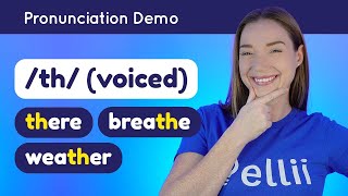 Pronouncing th voiced – English Pronunciation Lesson Part 1 [upl. by Yvonner]