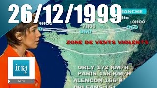 20h France 2 du 26 décembre 1999  Tempête meurtrière sur la France  Archive INA [upl. by Itagaki]