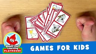 Animal Dominoes Game for Kids  Maple Leaf Learning Playhouse [upl. by Tailor]