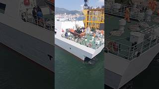 Taiwan Coast Guard Vessel Docked Alongside Our Jetty [upl. by Hillman]