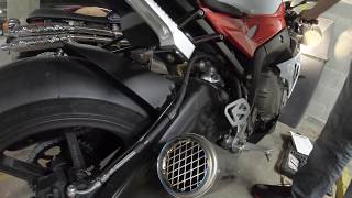 2018 BMW S1000RR SC Project Install BeforeAfter [upl. by Alimak805]