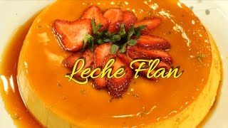 Leche Flan Recipe  Filipino Dessert  How to Make Leche Flan [upl. by Litsyrk]