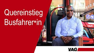 Quereinstieg als Busfahrer bei der VAG Nürnberg [upl. by Jablon406]