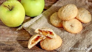 BISCOTTI Cuor di Mela VEGAN  Polvere di Riso [upl. by Drof]