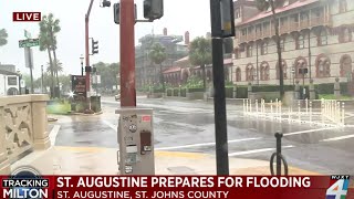 St Augustine prepares for flooding ahead of Hurricane Milton [upl. by Enoob]