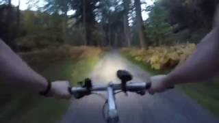 Mountain bike ride through Teign Valley Woods Fingle Bridge  Clifford Bridge [upl. by Ravid]