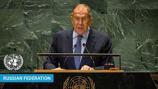 🇷🇺 Russian Federation  Foreign Minister Addresses United Nations General Debate 79th Session [upl. by Wilona]