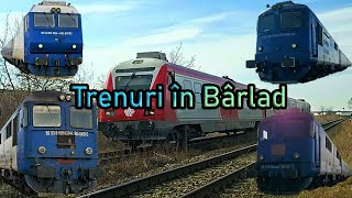 Trains in Bârlad  Trenuri în Bârlad  23022024 [upl. by Balliol]