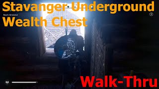 Stavanger Underground Wealth Chest WalkThru Assassins Creed Valhalla [upl. by Essirehc]