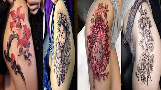 70 Unique Thigh Tattoos for Female 2021  Thigh tattoo ideas  tattoobosstv [upl. by Stout]