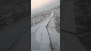 Airplane Flying Over Marseille France Just After Taking Off From Marseille Provence Airport [upl. by Lerraf]