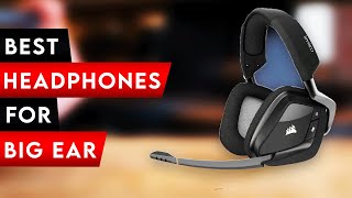 Top 5 Best Headphones For Big Ears In 2024 ✅ [upl. by Eihpos]