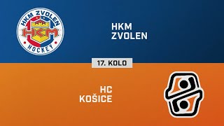 17 kolo HKM Zvolen – HC Košice 03 HIGHLIGHTY [upl. by Nyleda]