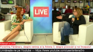 Antena3ro LIVE Florentina Fântânaru despre venirea ei la Antena 3 [upl. by Bremble530]