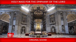 6 January 2024 Holy Mass for the Epiphany of the Lord  Pope Francis [upl. by Claretta]