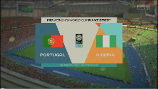 Womens Weltpokal 2024  Gruppe F  Portugal  Nigeria [upl. by Jarrod]