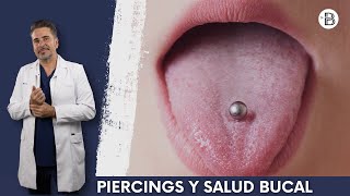 Riesgos de usar PIERCINGS en la boca y en la lengua ⚠ [upl. by Annahsohs]