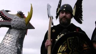 2011 Norwick Up Helly Aa  at the Galley Shed 5  kozetland1MP4 [upl. by Neyuh132]