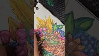 quotMardi Grasquot Stegosaurus art drawing [upl. by Salamone]