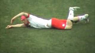 AC MILAN V AS BARI  WEIRD WARM UP  ORIGINAL VIDEO [upl. by Weisberg]