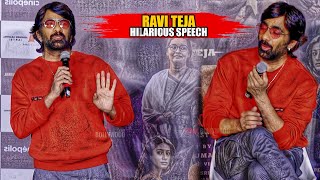 Ravi Teja FULL SPEECH Hindi at Grand Trailer Launch of TIGER Nageshwara Rao [upl. by Eivla]