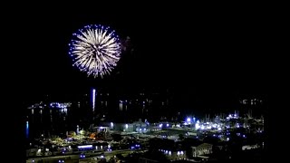 FIREWORKS NEW BEDFORD HARBOR OCT 18 2024 [upl. by Milt]