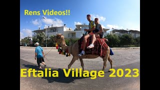 Eftalia Village  Turkije 2023  Rens Videos [upl. by Shirk]