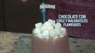 Chocolate con chile y malvaviscos flameados [upl. by Jarlath942]