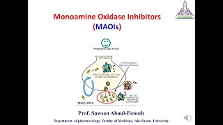 Monoamine Oxidase Inhibitors MAOIs Tranylcypromine Phenelzine Moclobemide Selegiline  Patch [upl. by Wakerly103]