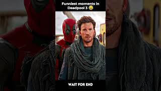 Funniest moments in Deadpool 3 😂 shorts deadpool [upl. by Ymerrej]