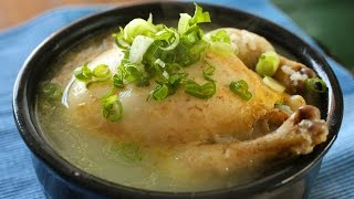 Ginseng Chicken Soup Samgyetang삼계탕 [upl. by Sunday]